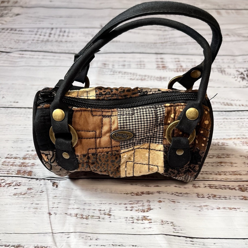 Donna Sharp Small Mini Quilted Patchwork Handbag … - image 2